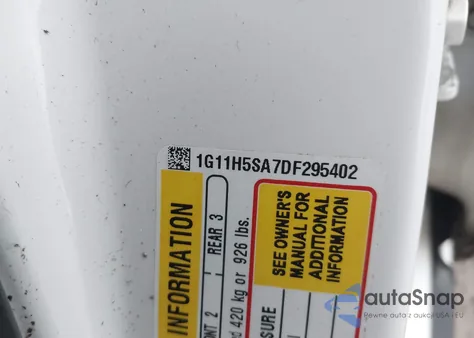 2013 Chevrolet Malibu 1Lz из США, поврежденный, VIN 1G11H5SA7DF295402